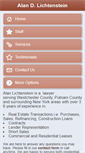 Mobile Screenshot of lichtensteinlawyer.com