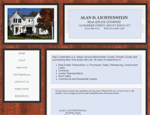 Tablet Screenshot of lichtensteinlawyer.com